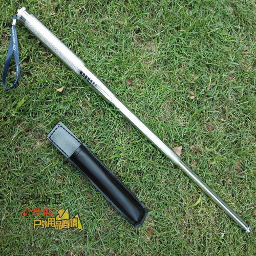 防身甩棍伸缩棍防卫器械加强合金钢棍橡胶把收缩棍折叠棍四节棍 ,一品好特惠