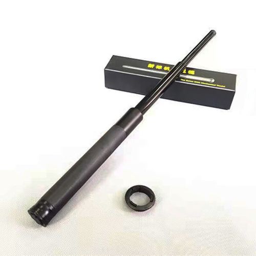 重机械棍防身用品三节伸缩甩棍车载防身棍合金钢棍新标机械棍重型